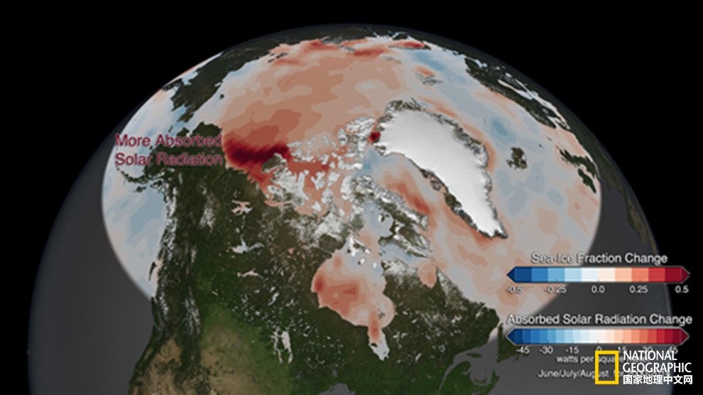  用图解来告诉你气候改变对北极的影响